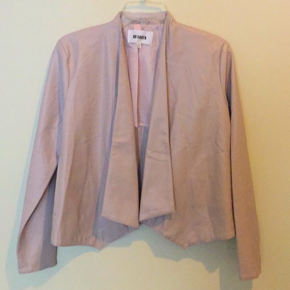 BB Dakota Supple Vegan Leather Open Jacket